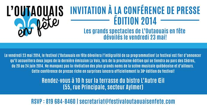 Invitation Conférence de presse