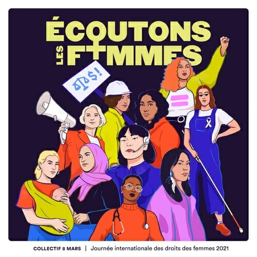 Journée internationale des droits des femmes 2021 - Carré
